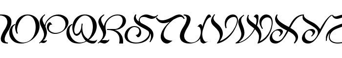 Romios Black Italic Font UPPERCASE
