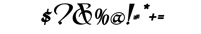 Romios Bold Italic Font OTHER CHARS