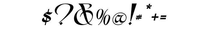 Romios-Italic Font OTHER CHARS