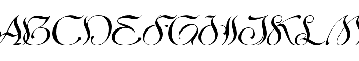 Romios-Italic Font UPPERCASE