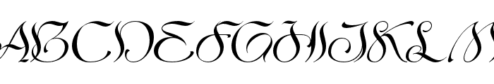 Romios-LightItalic Font UPPERCASE