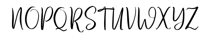Romy Style Signature Font UPPERCASE