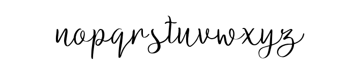 Romy Style Signature Font LOWERCASE