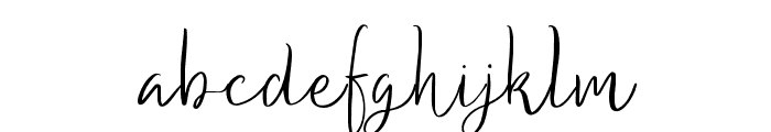 RomyStyle-Signature Font LOWERCASE