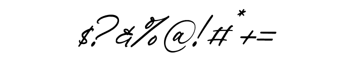 Ronald Mendoya Italic Font OTHER CHARS