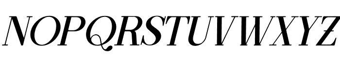 Ronale Classic Italic Font UPPERCASE