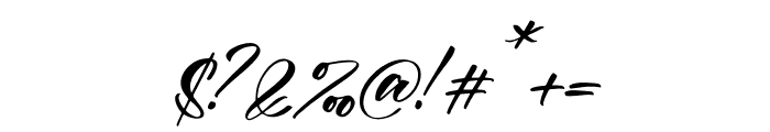 Ronatalia Italic Font OTHER CHARS