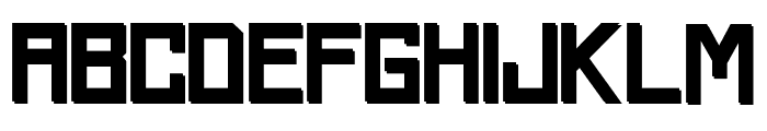 Rongsteel Font UPPERCASE