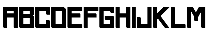 Rongsteel Font LOWERCASE