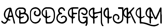 Rontrelan-Regular Font UPPERCASE