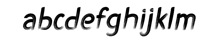 Roockay-Italic Font LOWERCASE