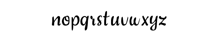 Roolly Regular Font LOWERCASE