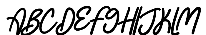 Roomboy Font UPPERCASE