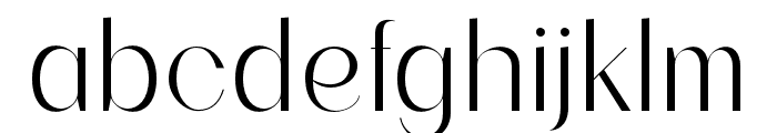 Roomy-Regular Font LOWERCASE