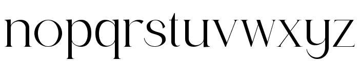 Roomy Serif Regular Font LOWERCASE