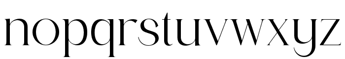 RoomySerif-Regular Font LOWERCASE