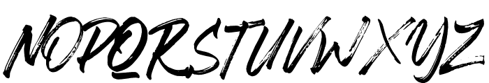 RoostRoast-Regular Font UPPERCASE