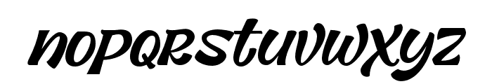 Roosterz Font LOWERCASE
