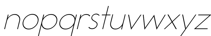 Rooti Italic Font LOWERCASE