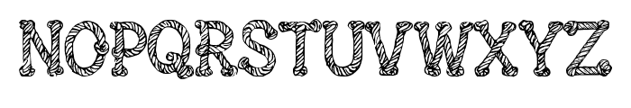 Rope Knots By Squeeb Cr Regular Font LOWERCASE
