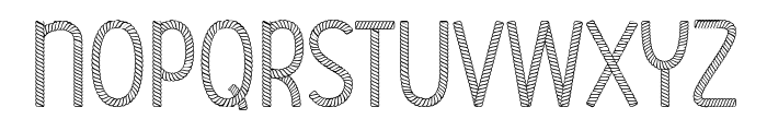 Ropes Style Font UPPERCASE