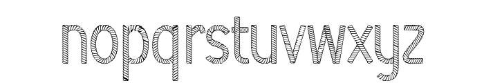 Ropes Style Font LOWERCASE