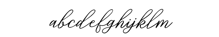 Rosabelia-Light Font LOWERCASE
