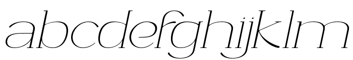 Rosalin Marige Italic Font LOWERCASE