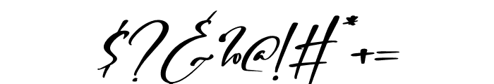 Rosalinda Italic Font OTHER CHARS