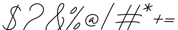 Rosalinda Signature Font OTHER CHARS