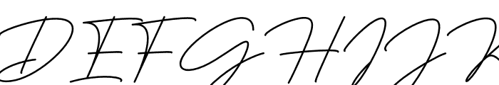 Rosalinda Signature Font UPPERCASE