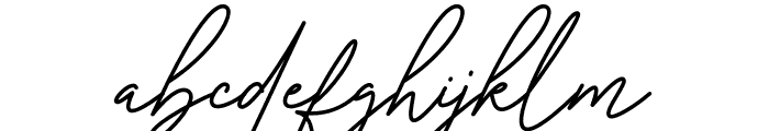 Rosalinda Signature Font LOWERCASE