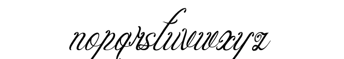 Rosallia Button Font LOWERCASE