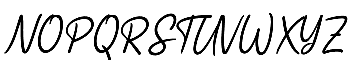 Rosallinda Signature Font UPPERCASE