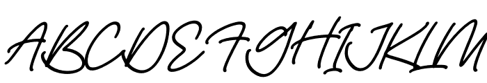 Roschelle Italic Font UPPERCASE