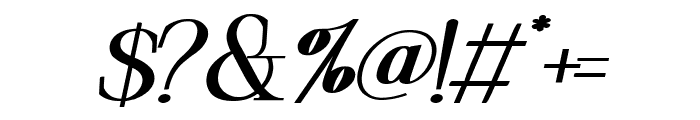 Roschild Bold Italic Font OTHER CHARS