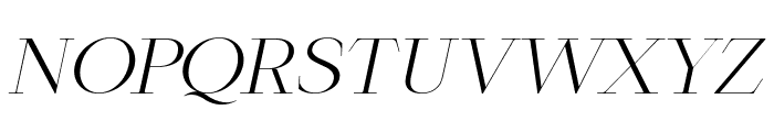 Roschild Italic Font LOWERCASE