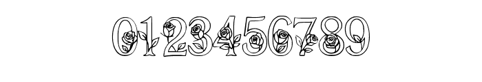 Rose Flower By Squeeb C Regular Font OTHER CHARS