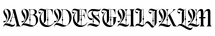 Rose Gard Regular Font UPPERCASE