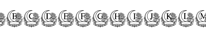 Rose and Moon FONT