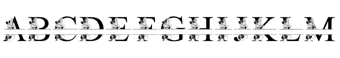 RoseBeauty-Monogram Font LOWERCASE