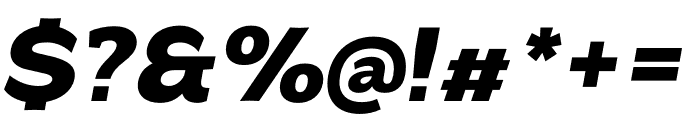 Rosebay Slab - Oblique Font OTHER CHARS