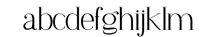 Roseborough Regular Font LOWERCASE