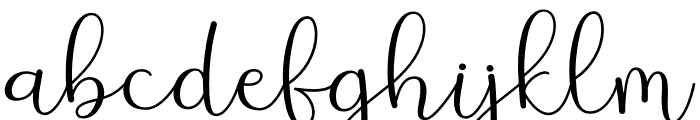 Rosebright Font LOWERCASE