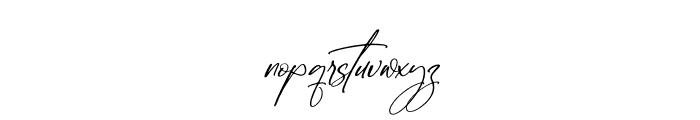 Rosechille Italic Font LOWERCASE