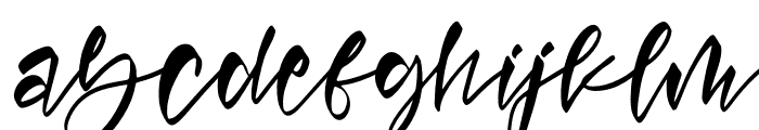 Roseghale Balmoon Italic Font LOWERCASE