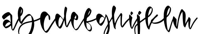Roseghale Balmoon Font LOWERCASE