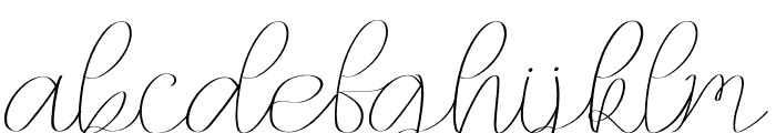 Rosehip Font LOWERCASE