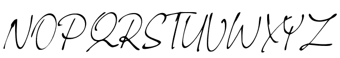 Roselatt Font UPPERCASE