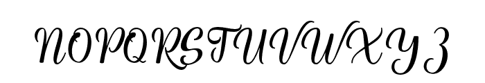 Roseline-Regular Font UPPERCASE